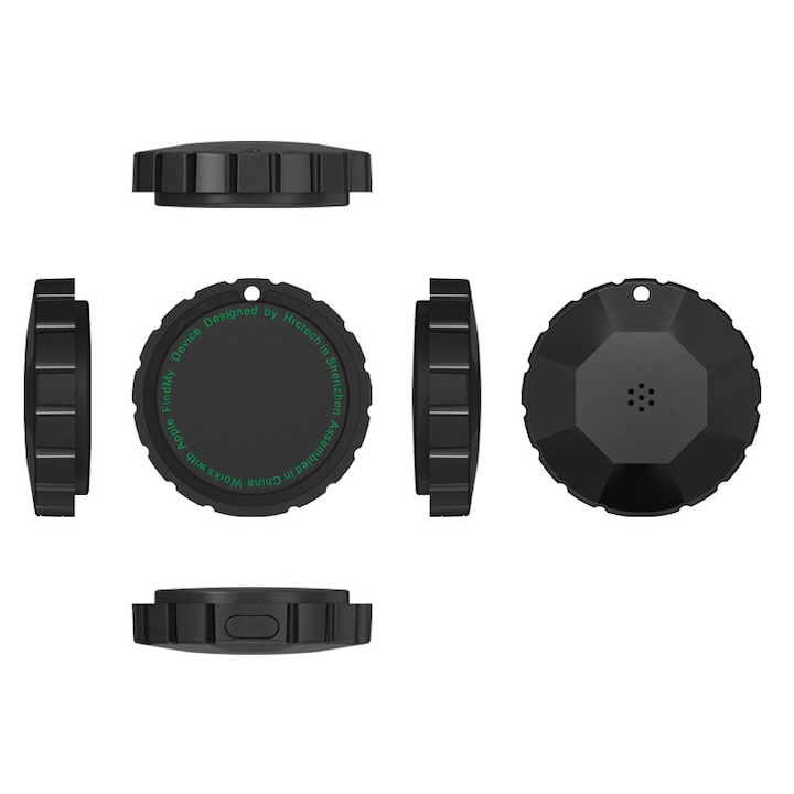 Тракер GPS Черен Мини за Apple Find My, Air Tag Bluetooth, Устройство против загуба, Локатор за Обувки, Кучета, Деца, Якета, Портфейл, Кола