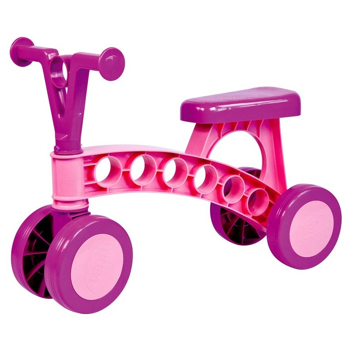 LENA: Bicicleta de alergat cu patru roti - roz-mov
