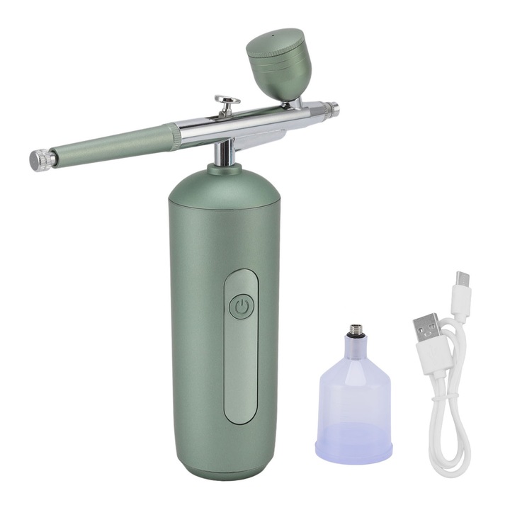 Hordozható párásító vízzel permetező funkcióval, USB töltés, 30x10cm