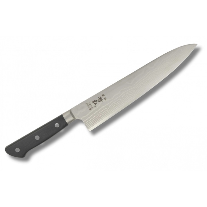 Cutit de bucatarie Tetsuhiro KD Gyuto 210 mm, otel VG-10, 340x43x1.7mm