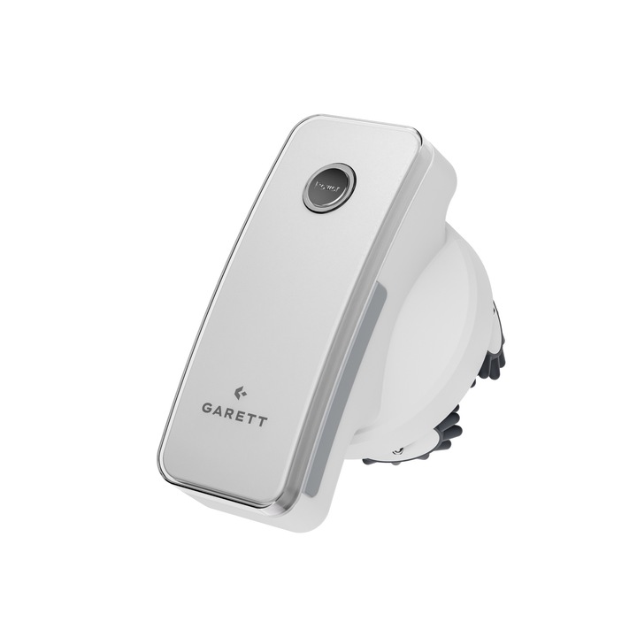 Масажен апарат Garett Beauty Cellu Body, сребрист, 2 скорости, водоустойчив, за намаляване на целулита, комплект със сменяеми глави