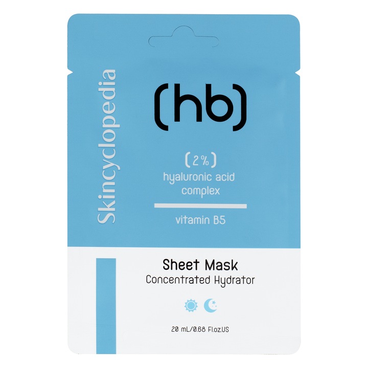 Masca de fata Skincyclopedia Hyaluron hidratare intensa 20 ml