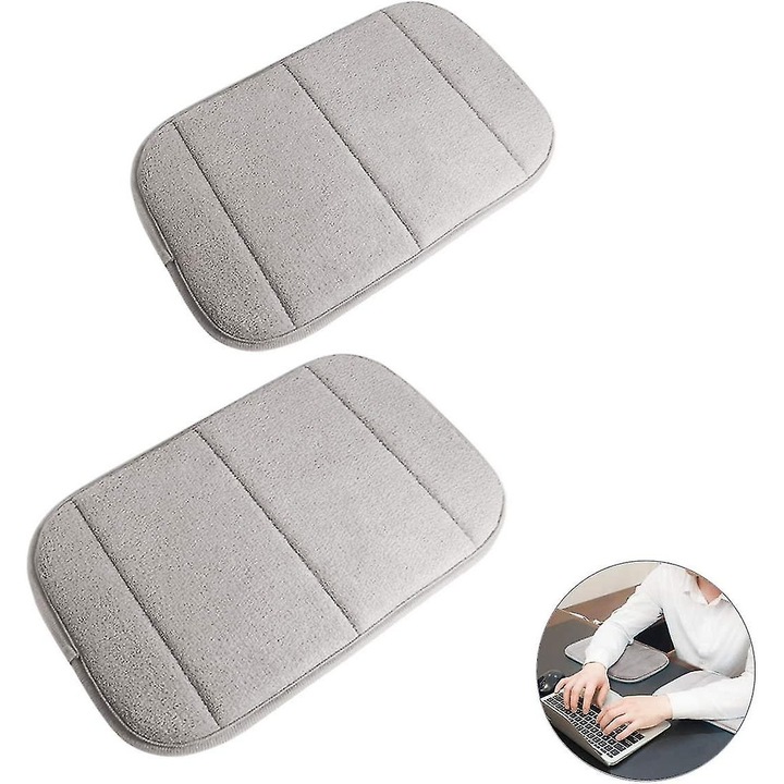 2 darabos ergonomikus könyök- és csuklótámasz párna készlet, 7.9x11.8 hüvelyk, prémium anyag, többszínű