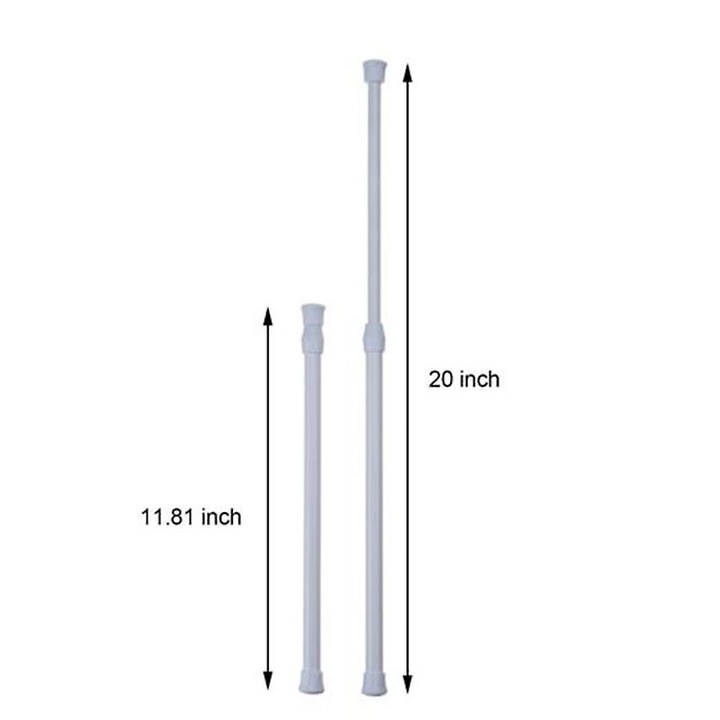 Bara telescopica pentru perdele, 25cm-40cm, metal