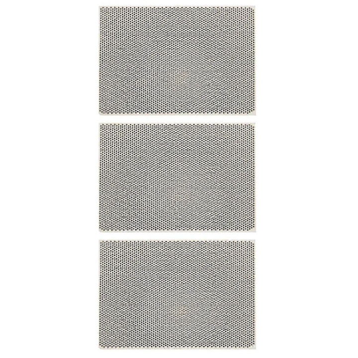 Set 3 Placi Ceramice pentru Incalzire, 135x95x13mm