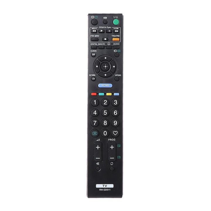 Telecomanda universala pentru TV Sony Bravia, RM-ED011, neagra, 220x44x25mm