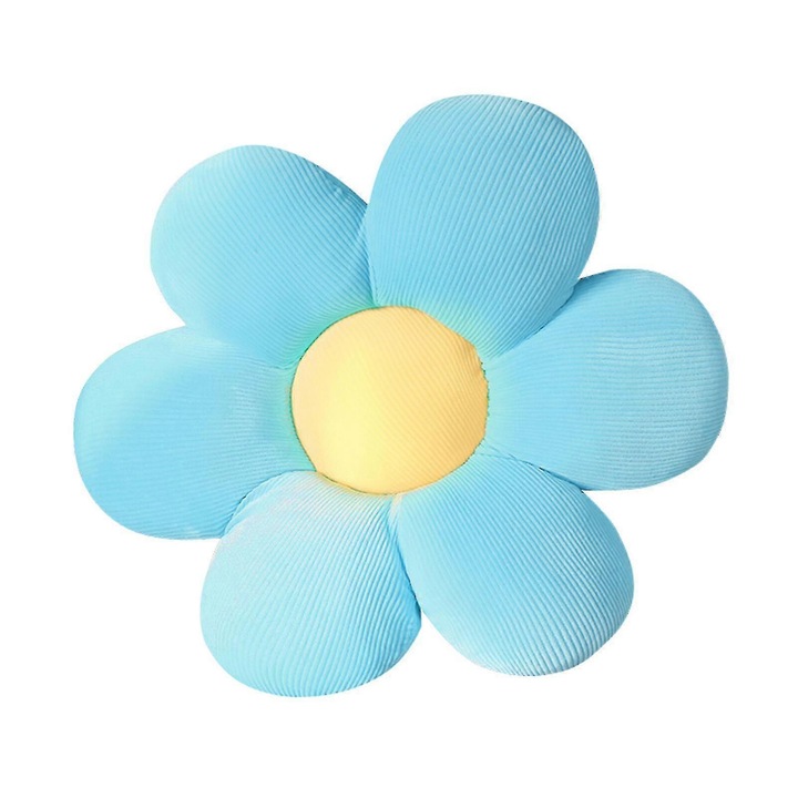 Perne decorative set, floare, roz, galben, verde, alb, albastru, 40x50cm