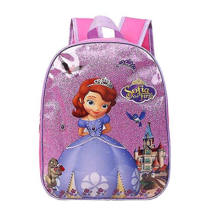 Rucsac pentru copii, model Printesa Sofia, 31 x 10 x 25.5cm, multicolor