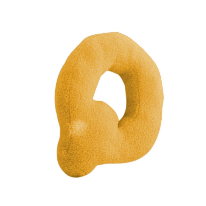 Perna decorativa litere, jucarie de plus, 38x30cm, material PP, pentru camera copii