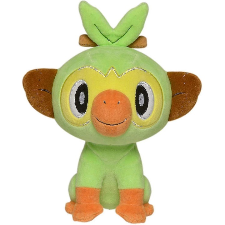 Jucarie de plus Grookey 20 cm, moale, pentru colectare, multicolor