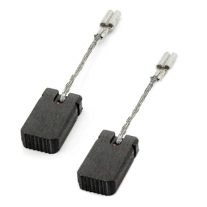 Set 2 Perii Carbon pentru Unelte Electrice, 5x10x17 mm, Carbon/Metal