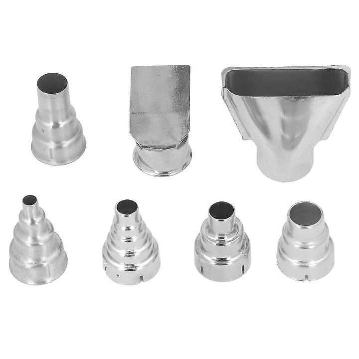 Set 7 duze din inox pentru pistol de aer cald, 35mm, aplicabil 1500-2000W