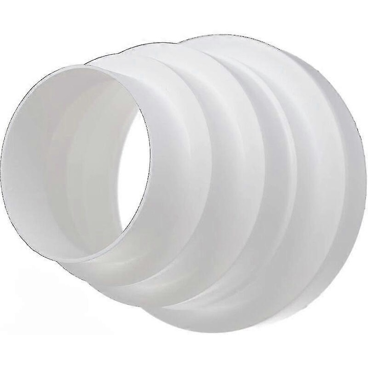 Reducer universal pentru conducte de ventilatie, 120-150-160 mm, PVC, dimensiuni multiple