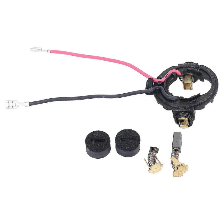 Capac suport perie carbon pentru HITACHI 328202 334696 328200 G18DSL G18DL G14DSL G14DL CE18DSL, set 2 bucati, negru