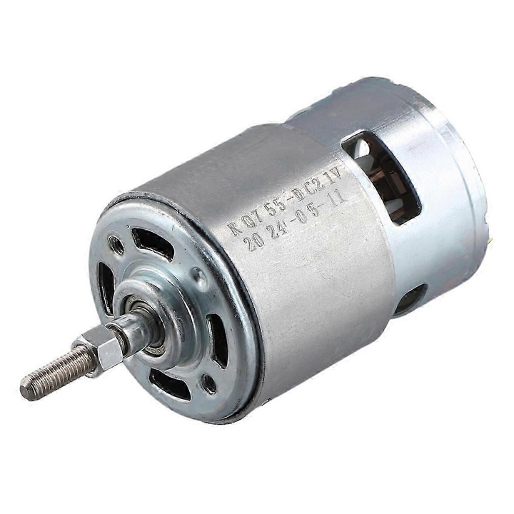 Motor trimmer electric pentru iarba, 21V, motor 755, design cu ax lung, aluminiu