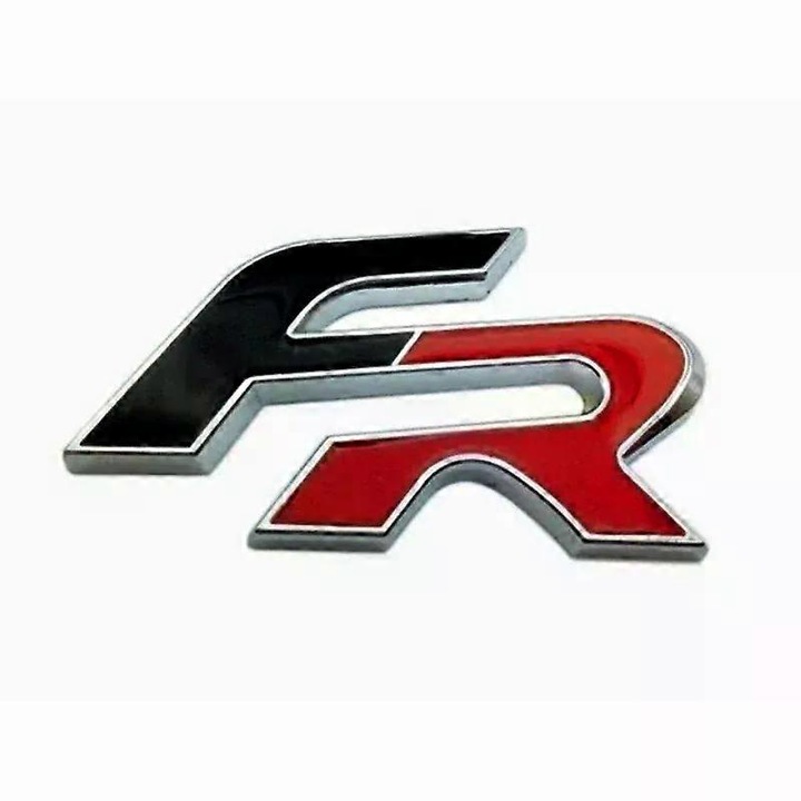 Sticker decorativ 3D FR pentru grila, zinc, pentru Seat Ibiza, Leon, Altea, set