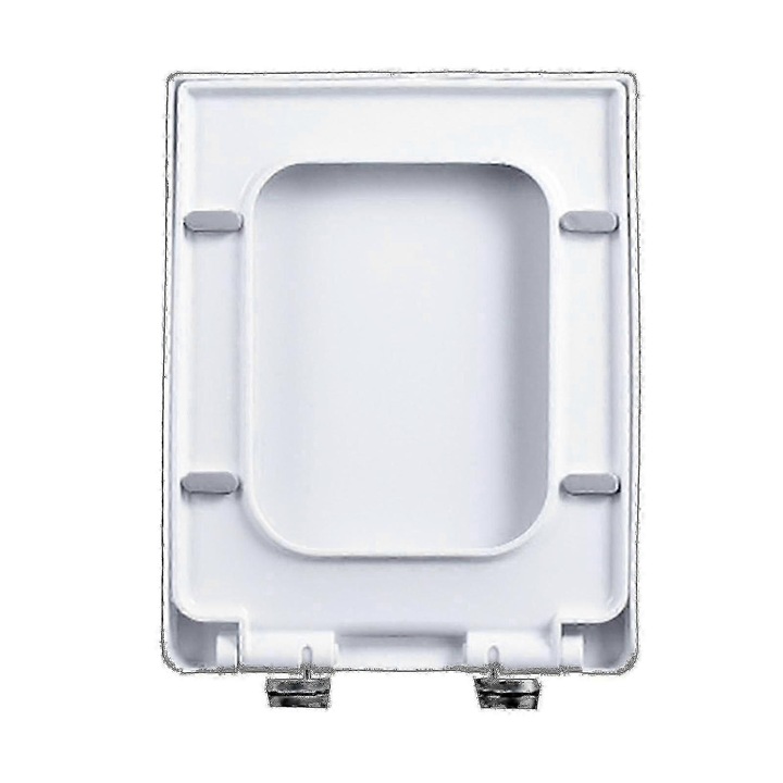 Capac WC din PP, alb, dimensiuni 35,5x41-48cm