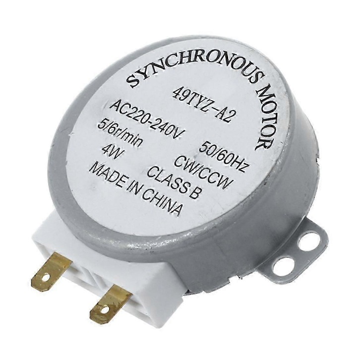Motor sincron cu placa rotativa AC 220-240V 50/60Hz 5/6RPM 4W pentru cuptor cu microunde