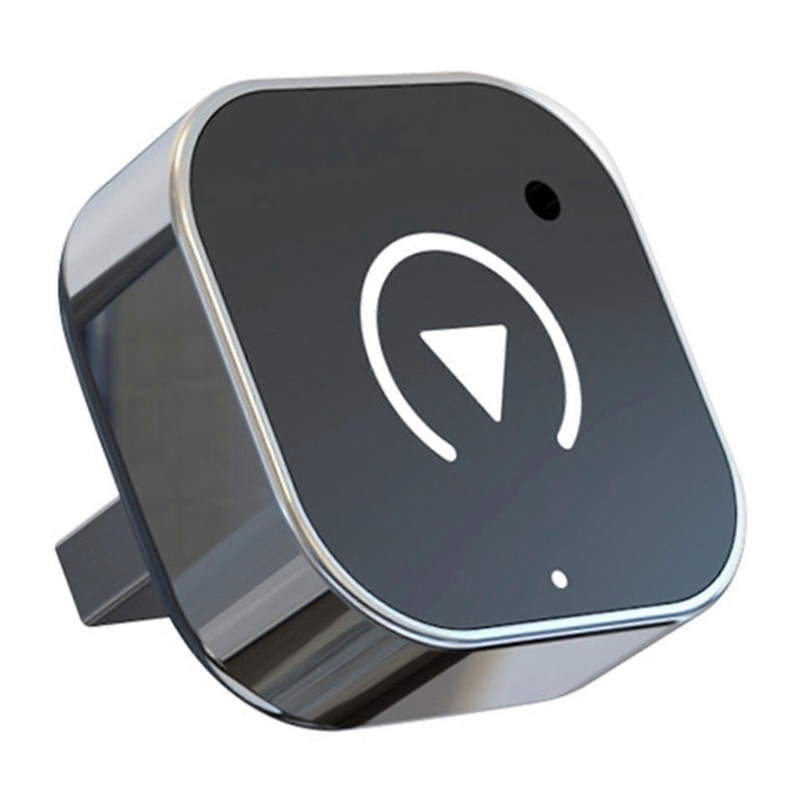 Adaptor wireless CarPlay USB, 2-in-1, negru, 14x22x22mm