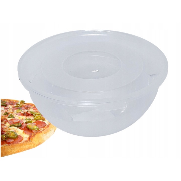 Boluri din plastic cu capac, jagiello, 2L, 20,5x10cm, transparent