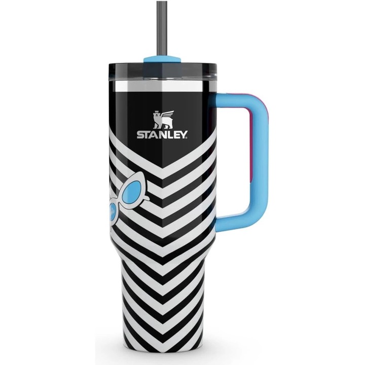 Termosz Stanley Quencher Barbie 1959, 1180 ml, rózsa-lila, újrahasznosított rozsdamentes acél