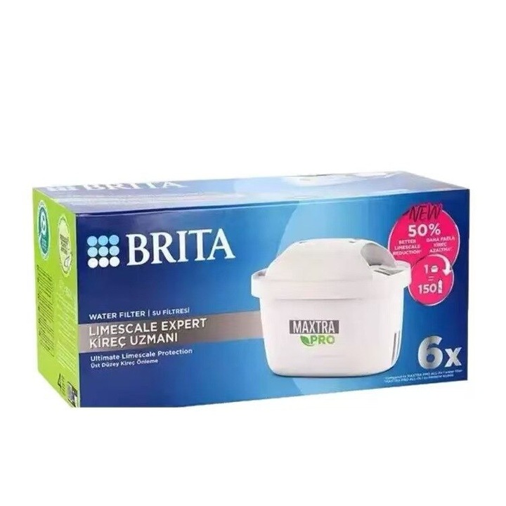 Филтърен патрон за вода BRITA MAXTRA, комплект от 6 броя, тъмносин, издръжливост 4 седмици