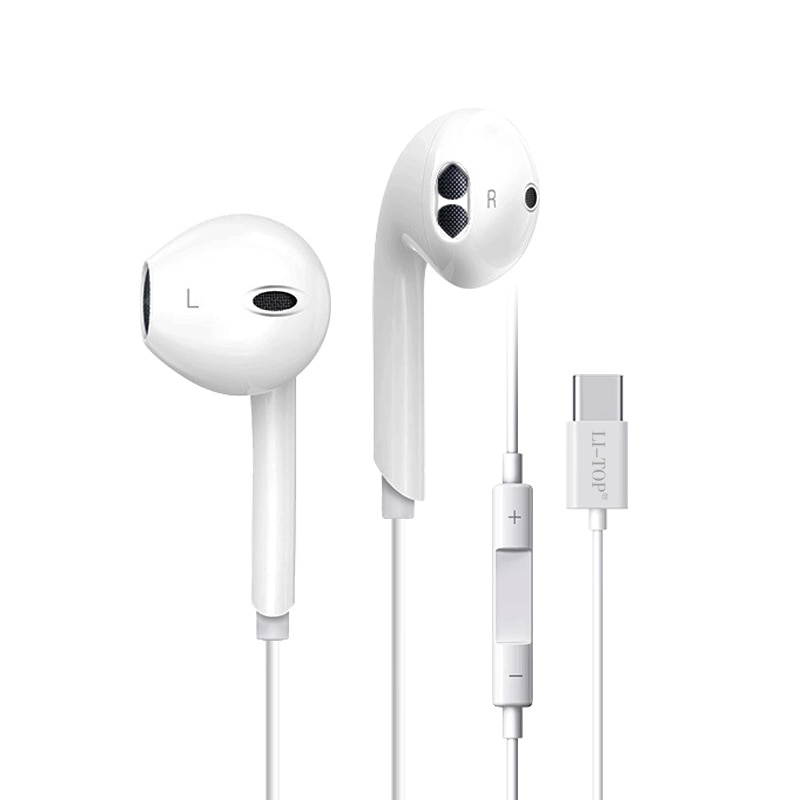 Casti cu fir, In-Ear, Type-C, 1.2m, compatibile cu dispozitivele Apple iOS