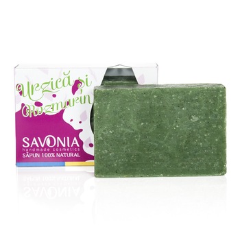 Sapun 100% Natural Savonia Urzica si Rozmarin, 90 g Sapun 100% Natural Savonia Urzica si Rozmarin, 90 g