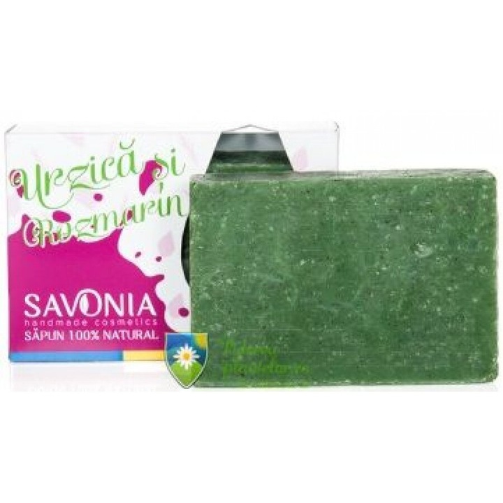 Sampon Solid Natural Urzica si Rozmarin, 90g