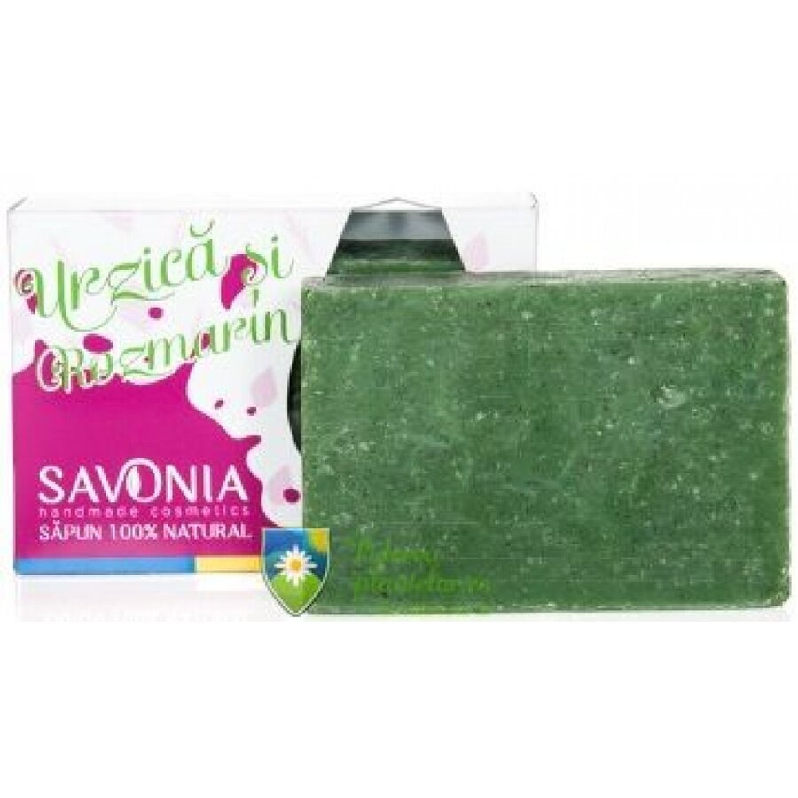 Sampon Solid Natural Urzica si Rozmarin, 90g