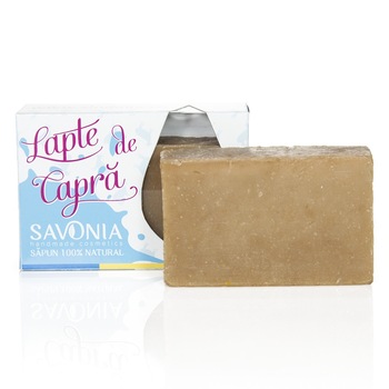 Sapun 100% Natural Savonia Lapte de Capra si Miere, 90 g Sapun 100% Natural Savonia Lapte de Capra si Miere, 90 g