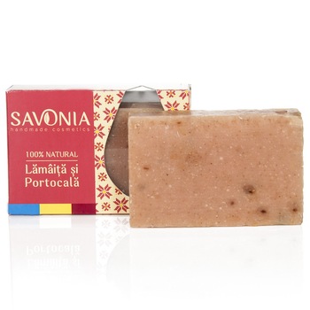 Sapun 100% Natural Savonia Lamaita si Portocala, 90 g Sapun 100% Natural Savonia Lamaita si Portocala, 90 g