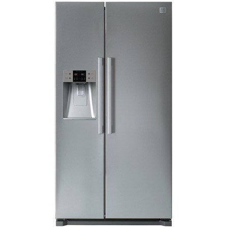 Side by side Daewoo FRN-Q19D2VI, 509 l, Clasa A+, No Frost, H 177 cm, Silver/Inox