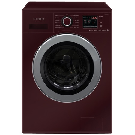 Masina de spalat rufe Daewoo DWD-HB142RTE, Air Bubble, 9 kg, 1400 RPM, Clasa A+++, Rosu