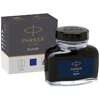Calimara cerneala Parker Quink, Albastru, 57 ml