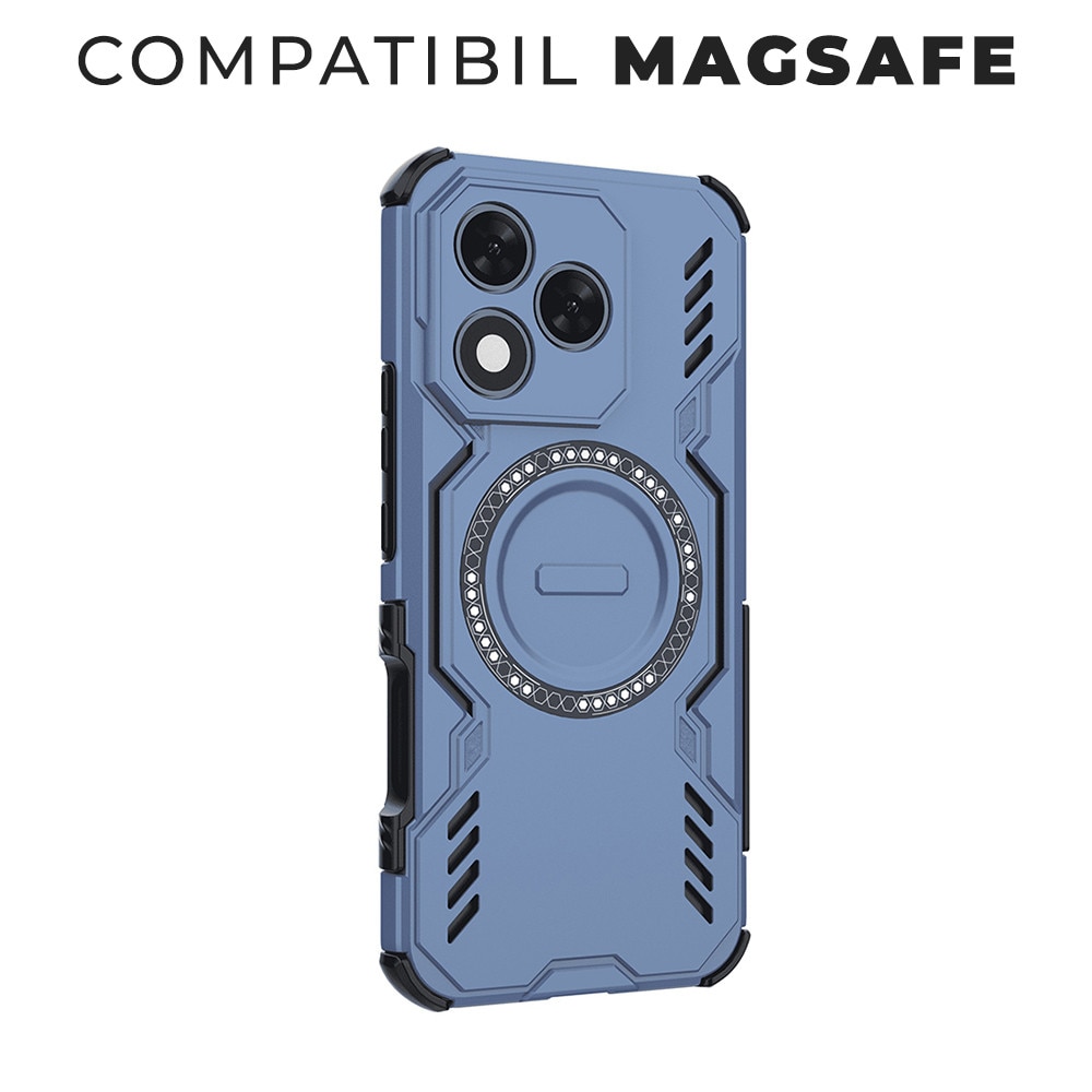 Husa pentru Honor 400 Lite ArmorMag, Magsafe, Antisoc, Calitate Premium, Protectie Superioara, DaDen, Albastru