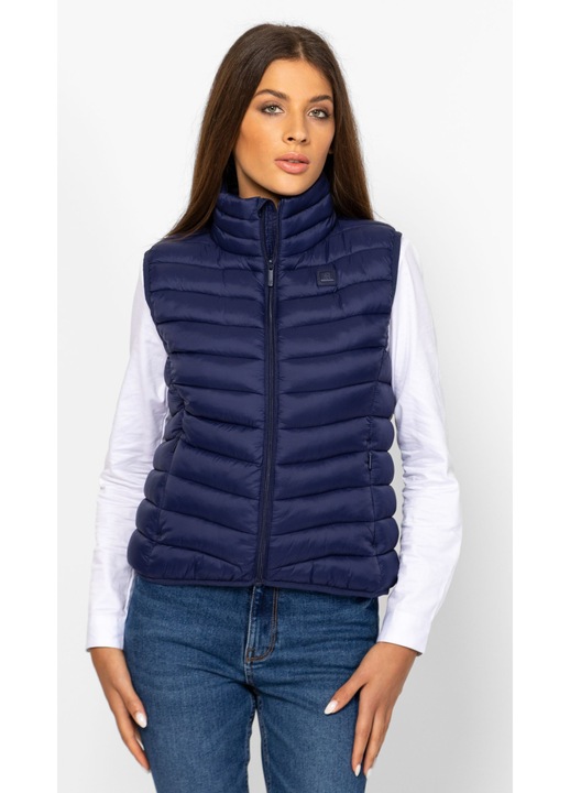 Vesta Heavy Tools pentru femei, matlasată, în culoare tengerészkék, mărime M