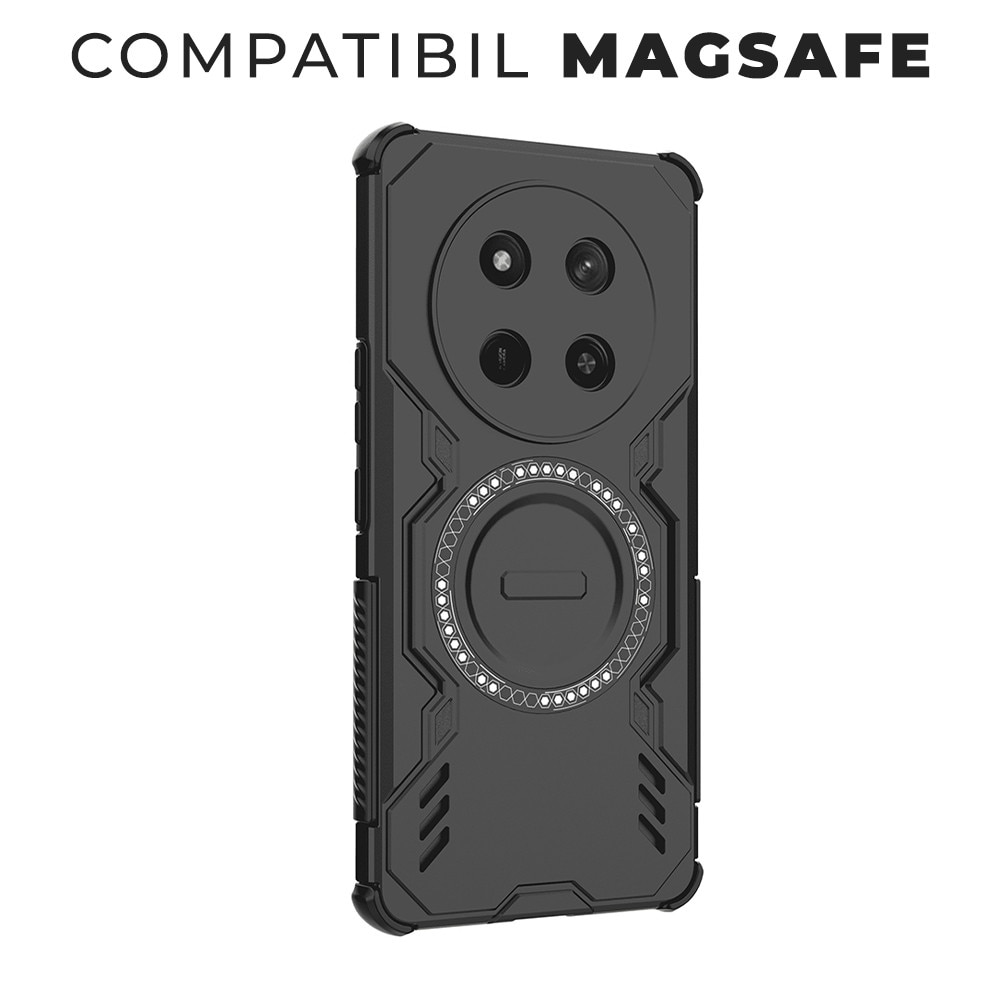 Husa pentru Honor Magic 7 Lite ArmorMag, Magsafe, Antisoc, Calitate Premium, Protectie Superioara, DaDen, Negru