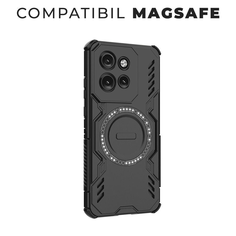 Husa pentru Motorola Edge 50 Neo ArmorMag, Magsafe, Antisoc, Calitate Premium, Protectie Superioara, DaDen, Negru