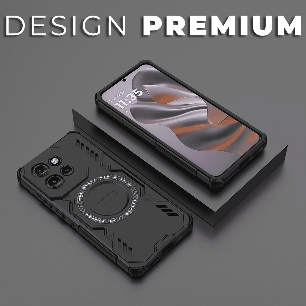 Husa pentru Motorola Edge 50 Neo ArmorMag, Magsafe, Antisoc, Calitate Premium, Protectie Superioara, DaDen, Negru