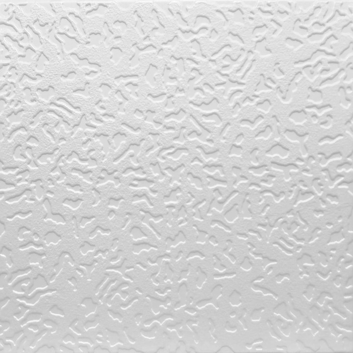 Таван 0831, Декоративен, Окачен, Бял, 500x500 мм