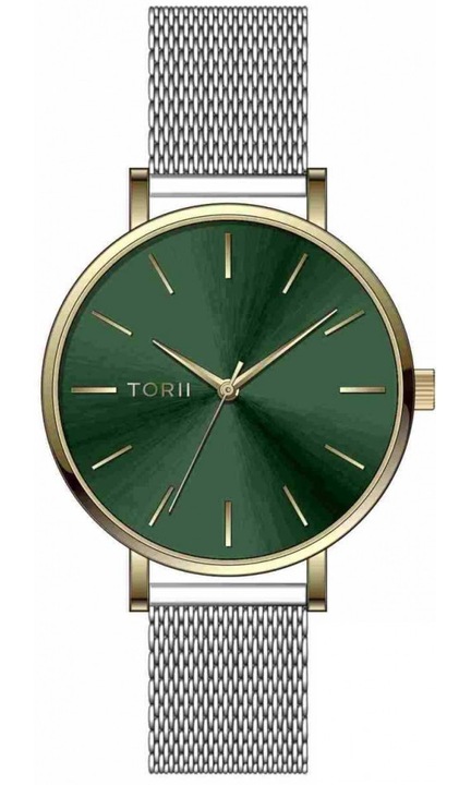 Ceas de dama TORII G33SS.FG, verde fashion clasic