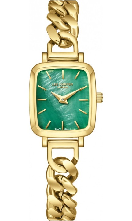 Ceas de dama LEE COOPER LC08130.170, verde fashion