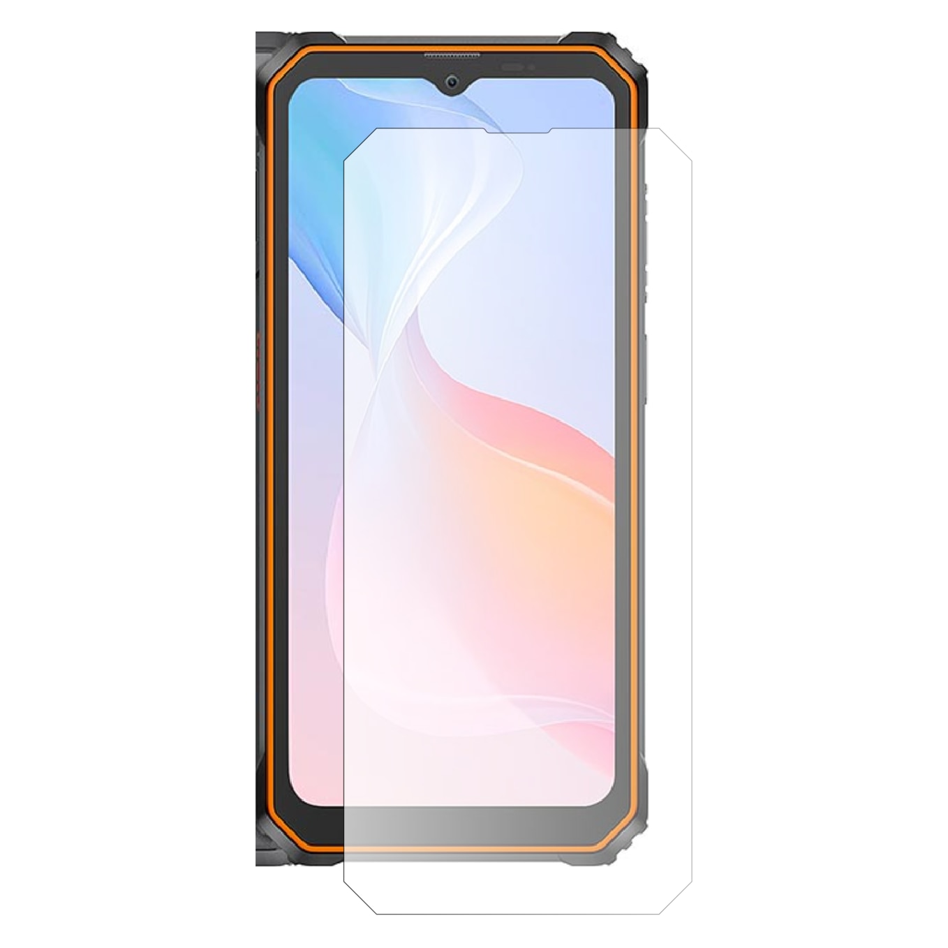 Folie Protectie Pentru Blackview BV6200 Pro, Rezistenta 9H, Full Glue, Montare usoara, Transparenta