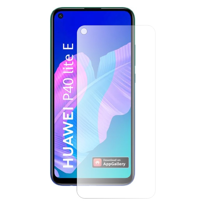 Folie Protectie Pentru Huawei P40 Lite E, Rezistenta 9H, Full Glue, Montare usoara, Transparenta