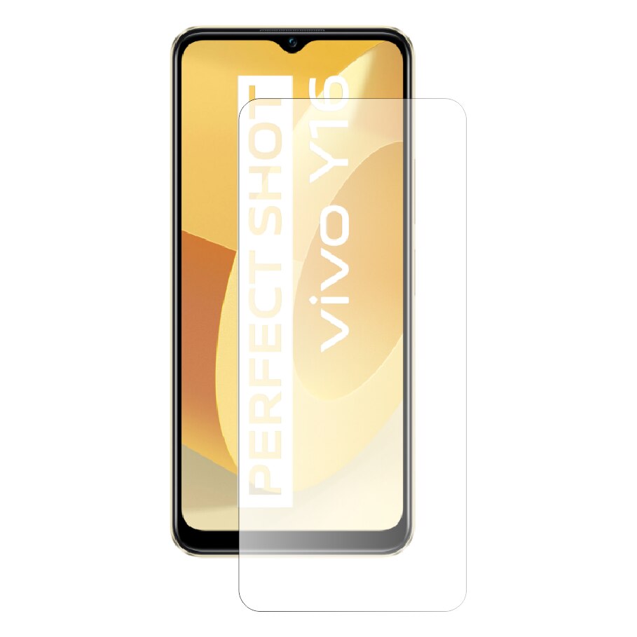 Folie Protectie Pentru Vivo Y16, Rezistenta 9H, Full Glue, Montare usoara, Transparenta