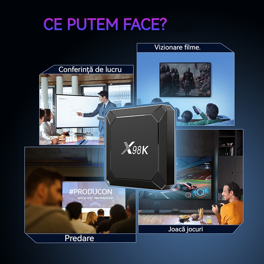 Smart TV Box X98K Android 13 16G Rockchip RK3528 8K HD Smart Set Top ...