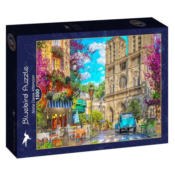 Puzzle Bluebird de 1000 de piese - După-amiază la Notre Dame (91064 ...