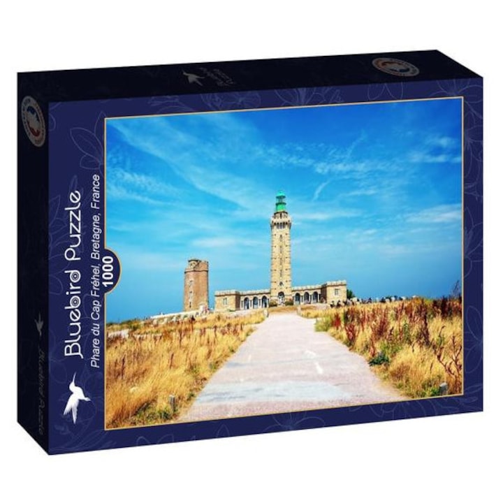 Пъзел Bluebird от 1000 части - Phare du Cap Fréhel, Бретан, Франция (90459)