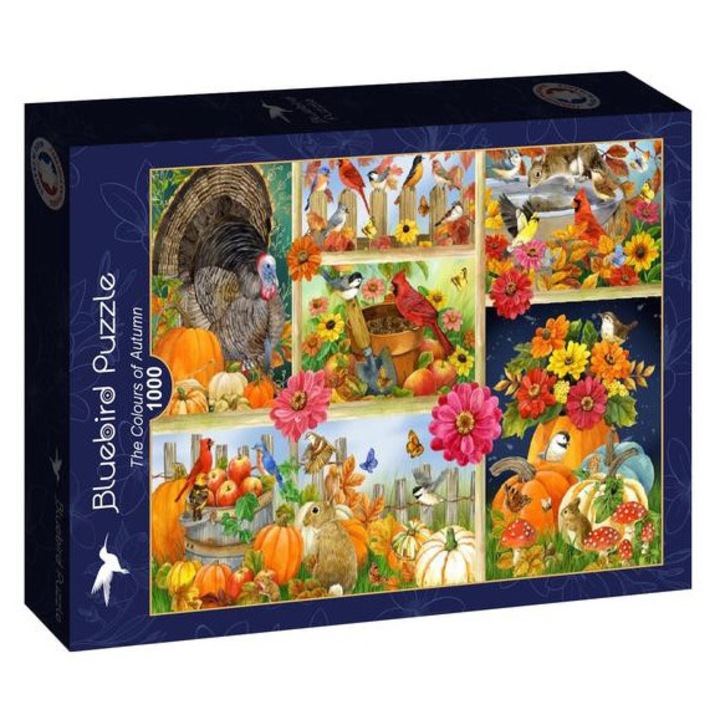 Пъзел Bluebird от 1000 части - Цветовете на есента (91052)